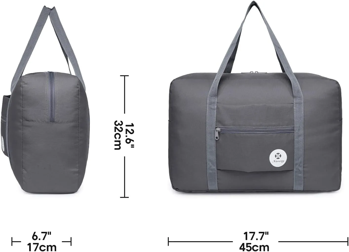 For Spirit Airlines Personal Item Bag 18x14x8 Foldable Travel Duffel Bag Tote Carry on Luggage Duffle Overnight for Women and Men