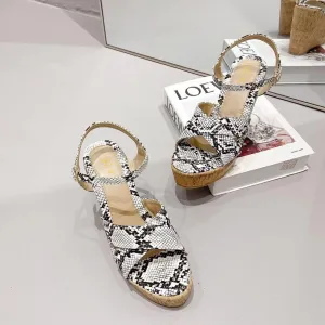 FOWT Fashion Patent Leather High Heeled Wedge Sandals for Women Elegant Buckle Ankle Strap Open Peep Toe 6 IN Cork Heels Chic Slingback Dress Formal Pumps Shoes, Nude US Size 4-16 M