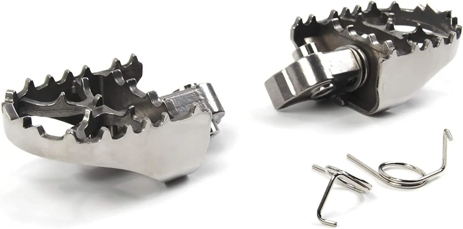 Front Foot Pegs Wide Pivot Rider Footrest Anti Slip Pedal PSLER Compatible with F800GS 2008-2017 2008 2009 2010 2011 2012 2013 2014 2015 2016 2017