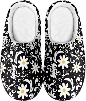 Fuzzy Slippers for Women Everyday Holiday Party Wear Warm Soft Anti-Slip