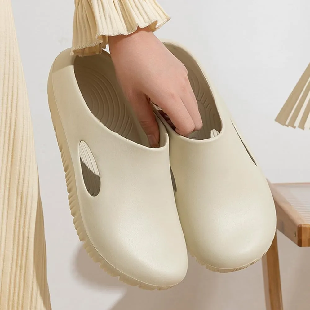 Garden Clogs for Women and Men, Arch Support Mules Nurse Shoes Comfort Non-Slip Waterproof Sandals, Slip-on Outdoor Beach Slippers Ladies Classic Closed Toe Slides