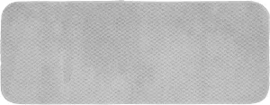 Garland Rug Cabernet Runner Nylon Washable Rug, 22-Inch by 60-Inch, Platinum Gray