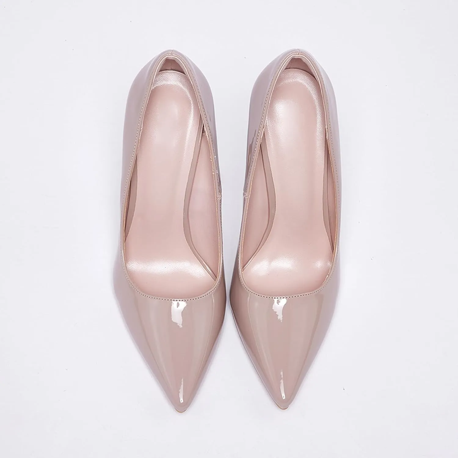 GENSHUO Women's High Heels for Women Classic Pointed Closed Toe Heels Sexy Stiletto Pumps Elegant Classy Wedding Bridal Party Dress Shoes
