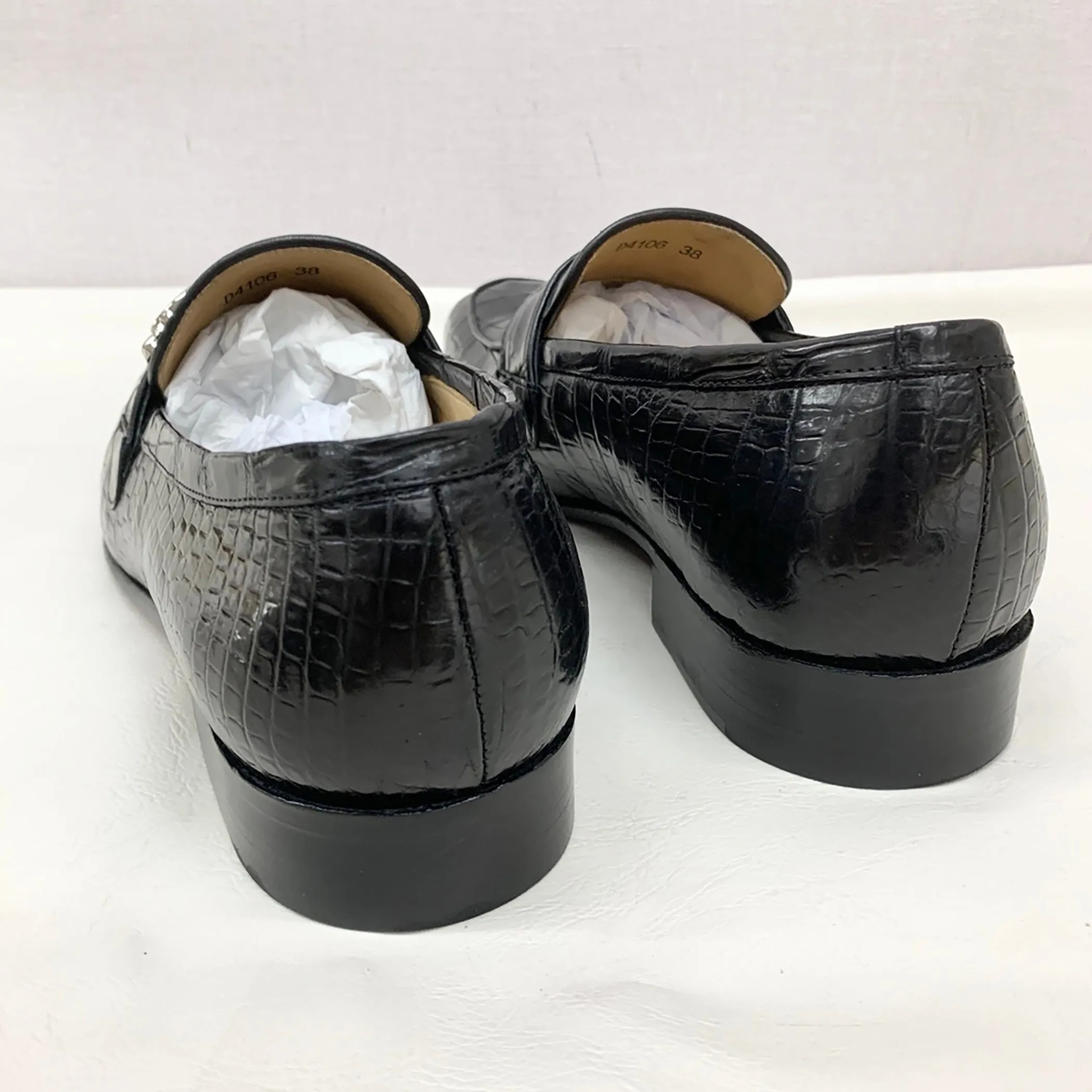 Genuine Alligator Skin Shoes – Premium Handmade Dress Loafers for Men