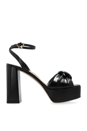 Gianvito Rossi Platform sandals Paradi in BLACK - 38.5