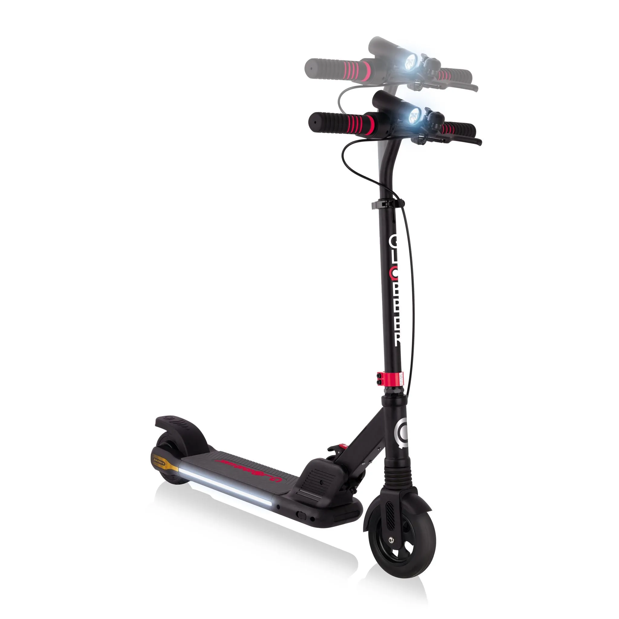Globber E-Motion 14 Electric Scooter - 
 Black/Red