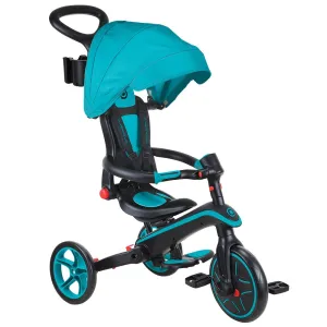 Globber Explorer Foldable Trike 4 in 1 - Teal