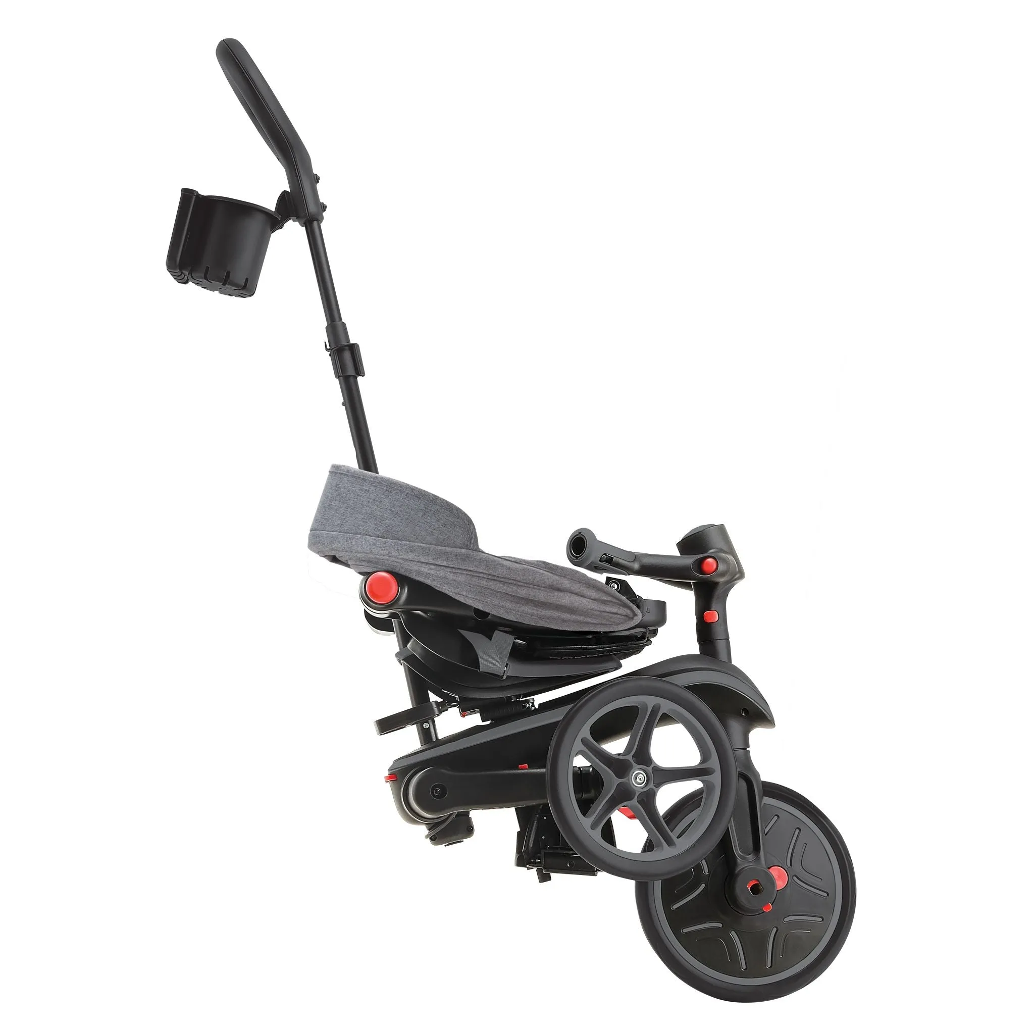 Globber Explorer Trike Foldable 4 In 1 - Black/Grey