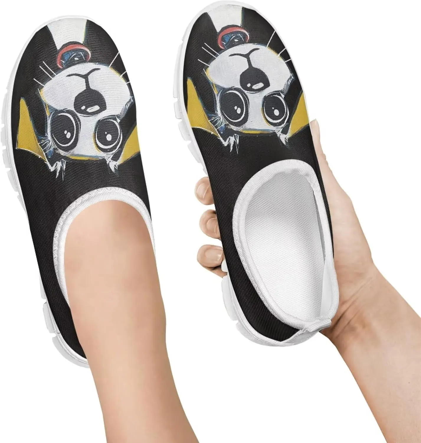 GOSTONG Kids Boys Slip On Sneakers Soft Loafers Low Top Non Slip Casual Walking Shoe Ooutdoor Flat Sports Shoes White Sole Size 11-15