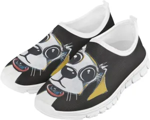 GOSTONG Kids Boys Slip On Sneakers Soft Loafers Low Top Non Slip Casual Walking Shoe Ooutdoor Flat Sports Shoes White Sole Size 11-15