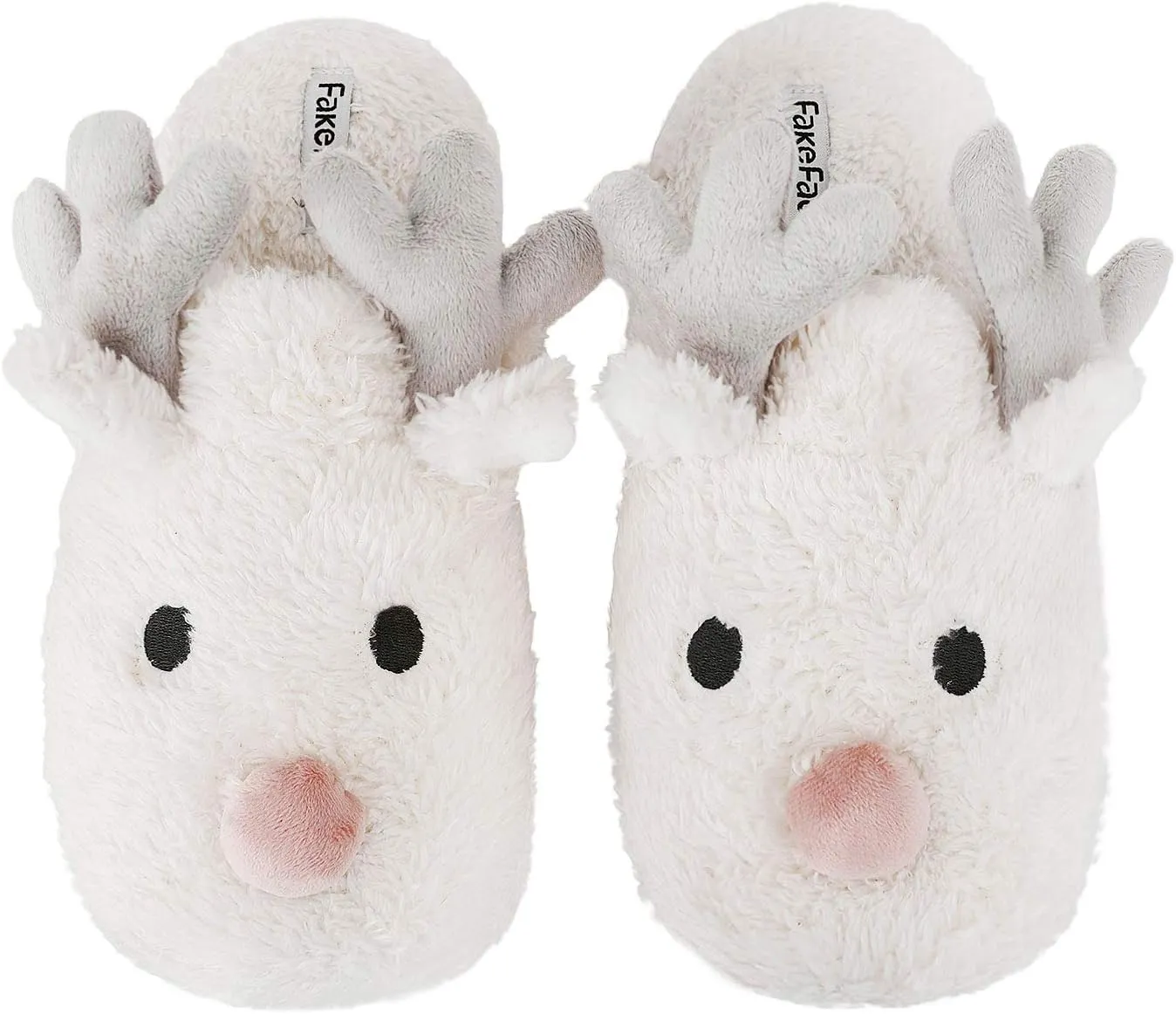 Greenery-GRE Womens Cartoon Indoor Warm Fleece Slippers Winter Soft Cozy Home Booties Non-Slip Plush Slip-on Shoes Ankle Boots