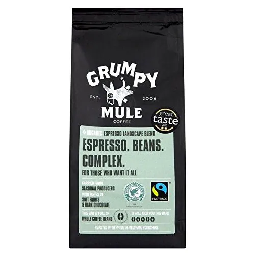 Grumpy Mule Organic Espresso Beans - 227g