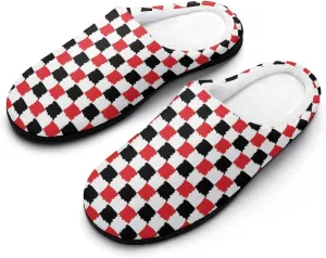 Halloween House Slippers For Woman Ladies Memory Foam Bedroom Slippers Indoor Outdoor Slip-On Shoes Soft Fall Slippers