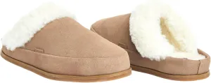 Hari Mari- Tia- Women’s Premium Slide On Suede Leather Mule with Shearling Lining- Soft Squeeze Comfortable Footbeds, Treated Leather, and Rubber Outsoles