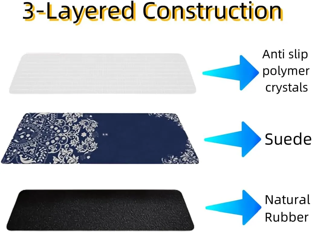 IEADEN Travel Yoga Mat - Foldable & Lightweight, Eco-Friendly Yoga Mat with Carrying Bag | Non-Slip & Absorbent Suede Mat, Ideal for Yoga, Pilates, Hot Yoga, Workout - 72"L x 26"W x 1.5mm Thick