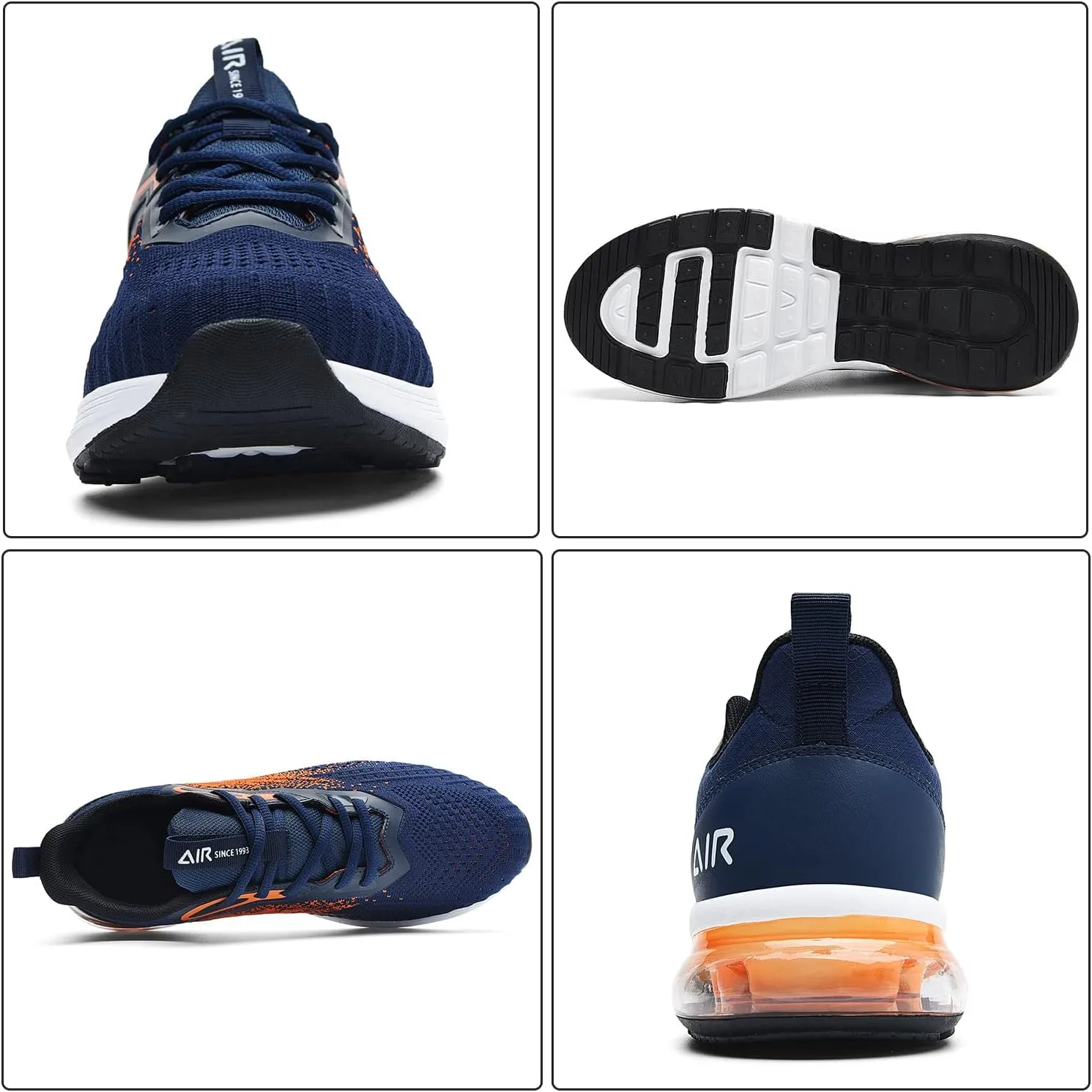 IIV Mens Running Shoes Casual Tennis Walking Athletic Gym Slip On Sneakers
