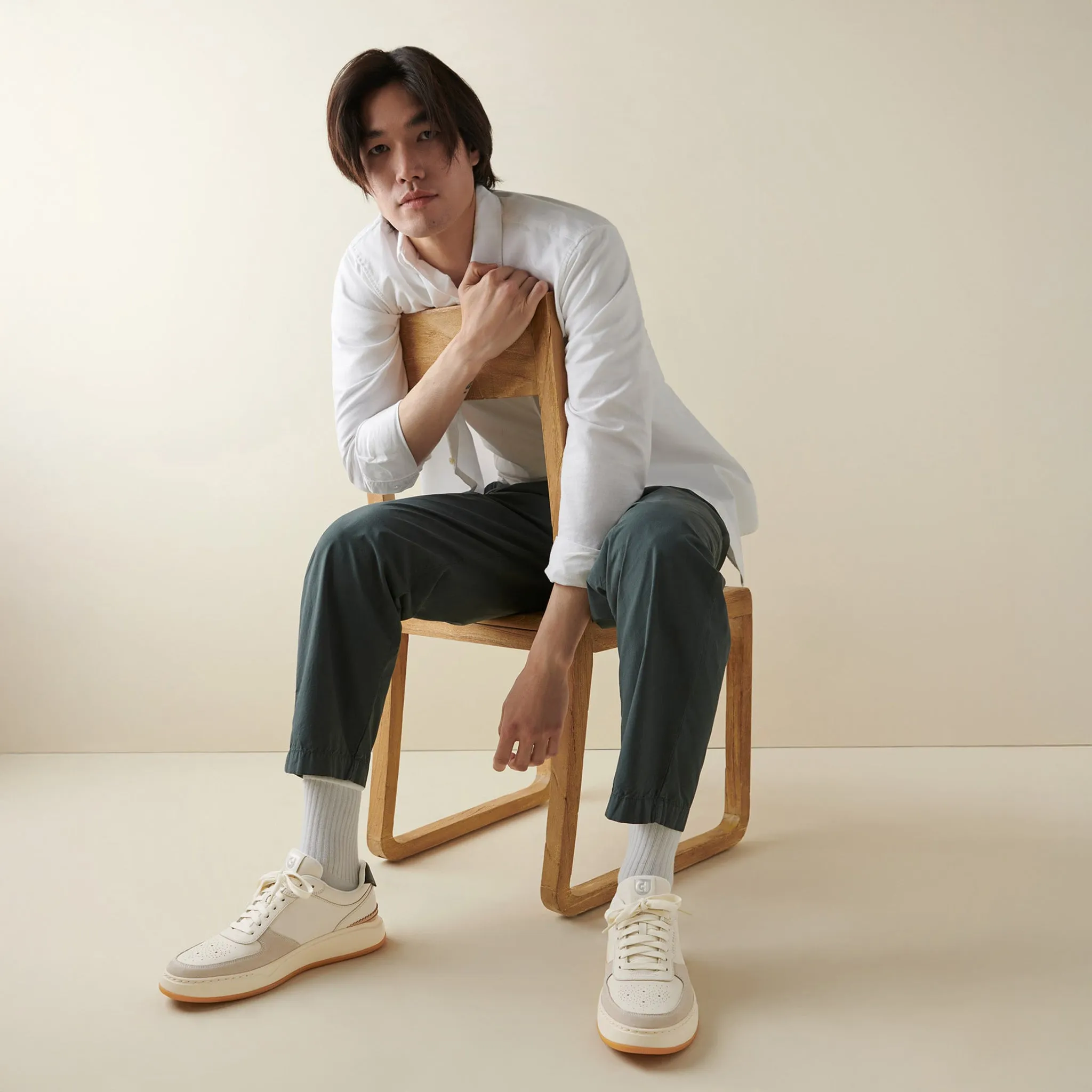 Ivory Grandprø Crossover Sneaker - Cole Haan