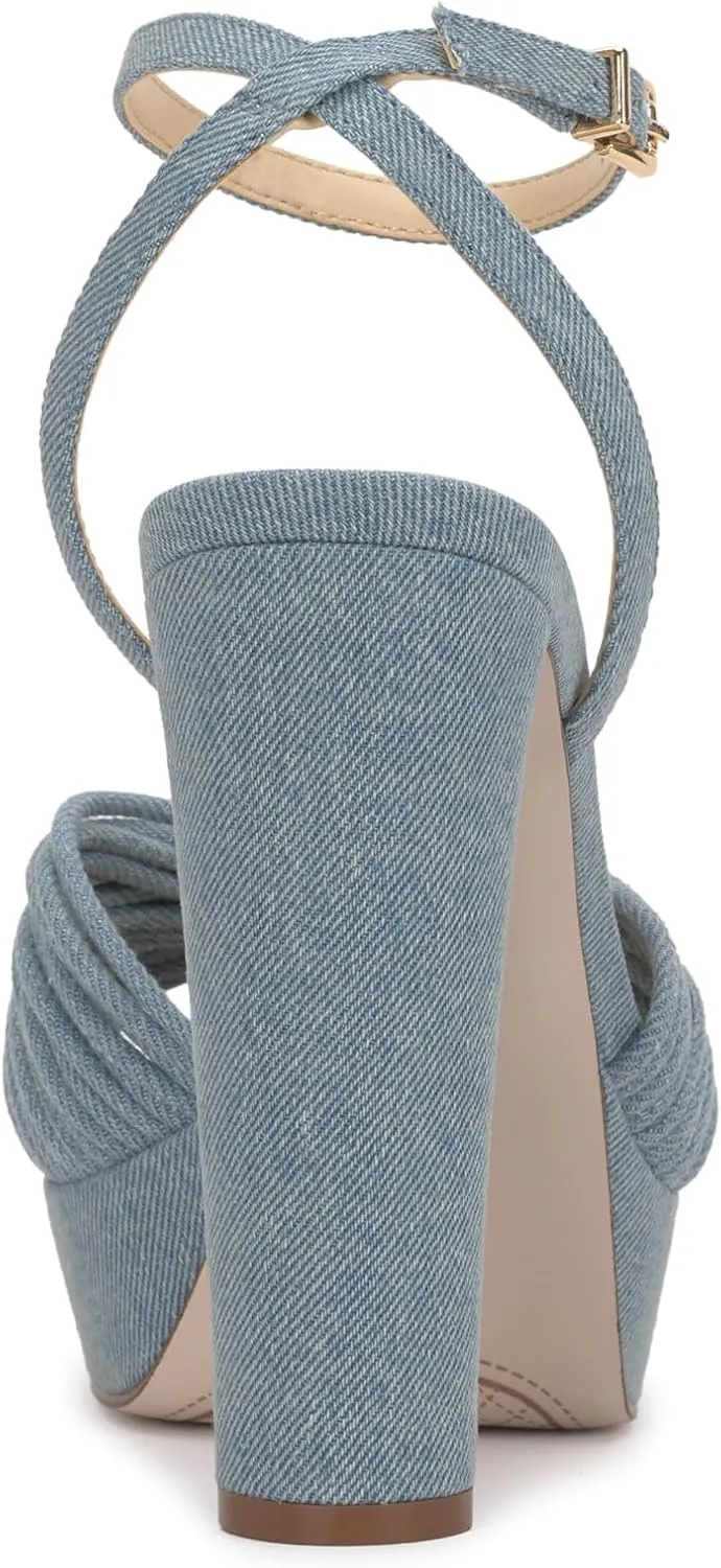 Jessica Simpson Womens Block Heel Ankle Strap