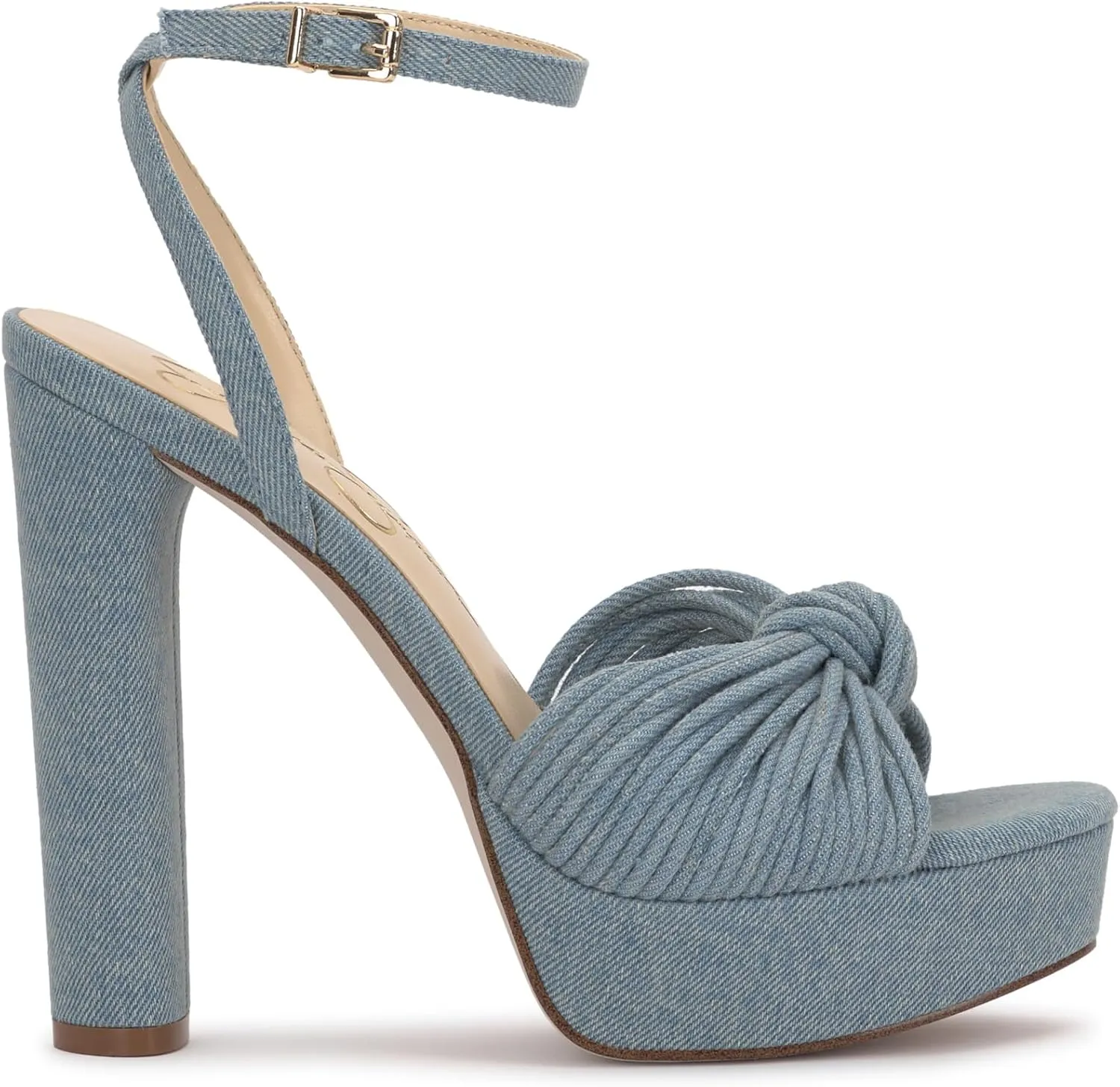 Jessica Simpson Womens Block Heel Ankle Strap