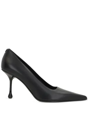 Jimmy Choo ixia 80 svart spetsiga tåpumpar