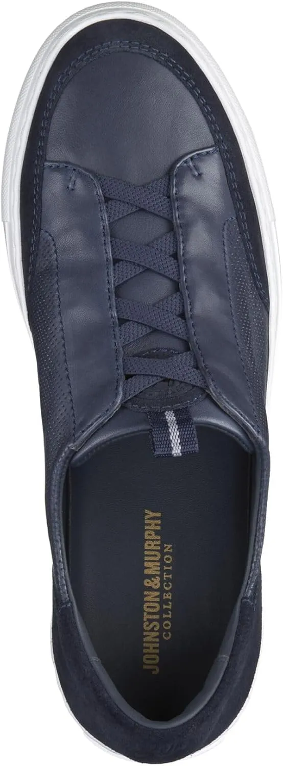 Johnston & Murphy Anson Stretch Lace-to-Toe Slip-On Casual Sneaker