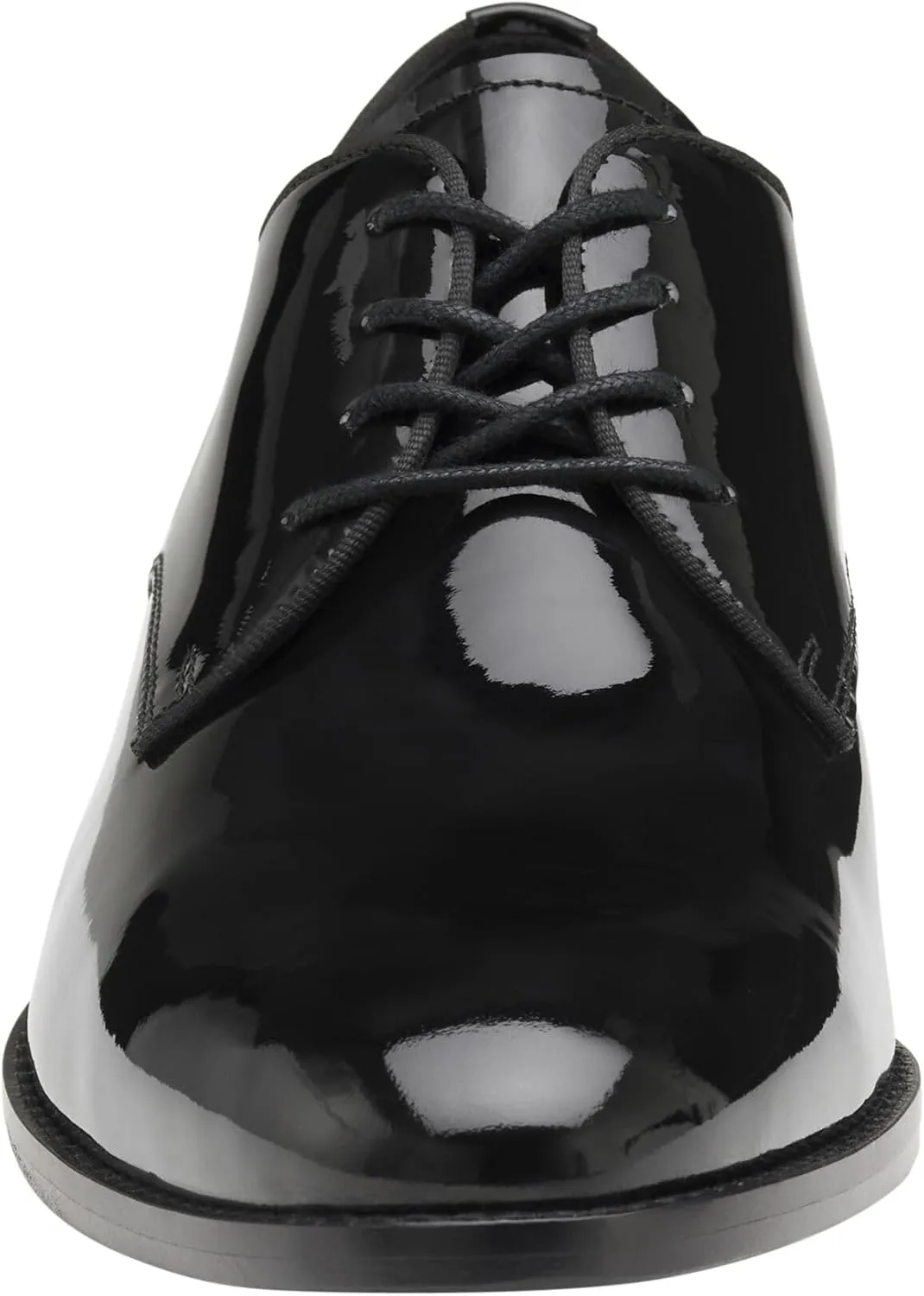 Johnston & Murphy Men's Gavney Plain Toe Black Patent Shoes