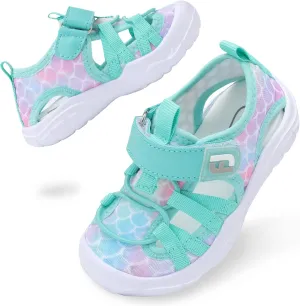 JOINFREE Toddler Boys Girls Water Shoes Breathable Qucik Dry Sport Beach Sandals Lightweight Barefoot Flexible