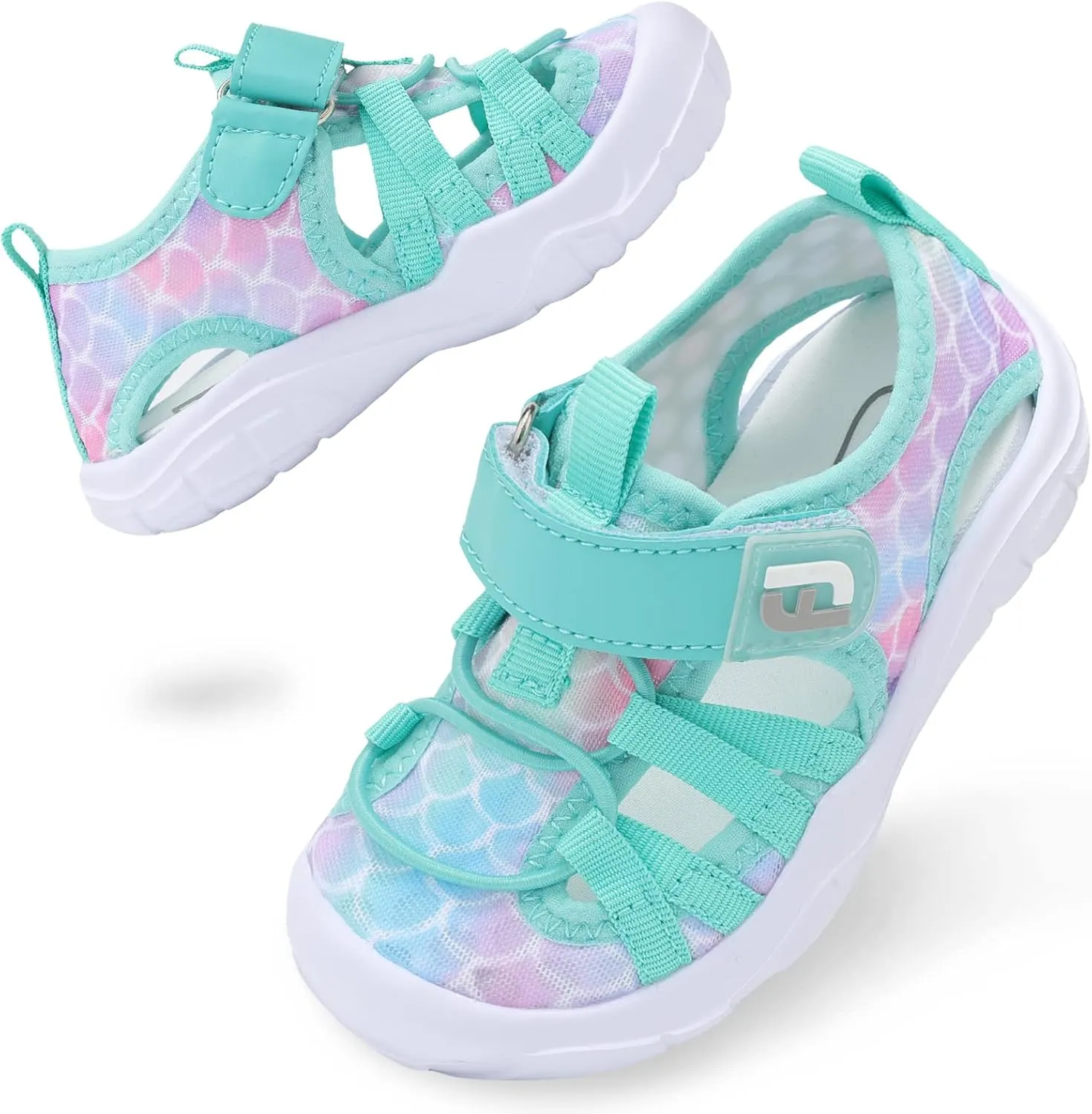 JOINFREE Toddler Boys Girls Water Shoes Breathable Qucik Dry Sport Beach Sandals Lightweight Barefoot Flexible