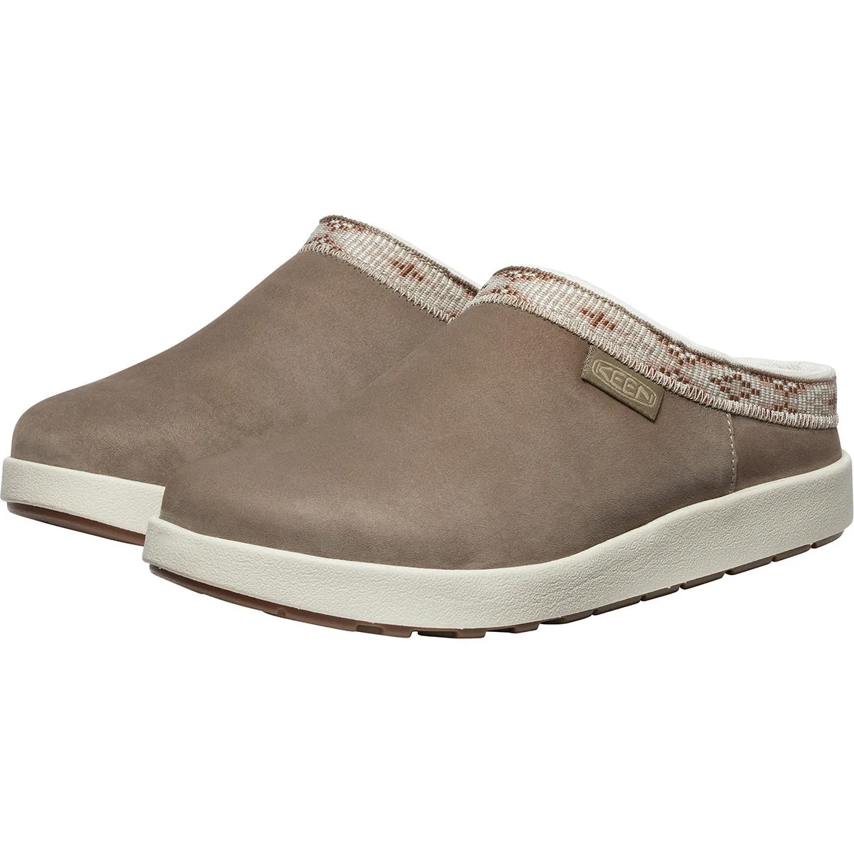 KEEN 1028599 Women's Elle Mule Suede Brindle
