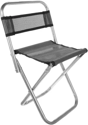 KICHOUSE Folding Camping Stool Portable Fishing Chair Lightweight Compact for Outdoor Activities Beach Garden Sports Events Random Color