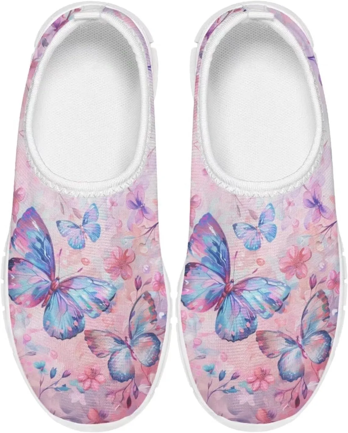 Kids Athltic Shoes Cute Girls Slip On Tennis Shoes Comfy Casual Shoes