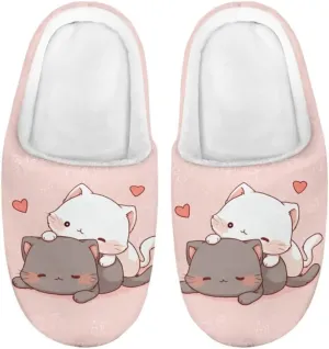 Kids Slippers Girls Winter Soft Fuzzy House Shoes Home Bedroom Slippers Warm Slip On