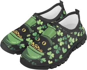 Kids Tennis Shoes Boys Girls Soft Slip On Loafers Lightweight Non Slip Casual Walking Shoe Outdoor Athletic Sneakers Black Sole Size 11-15