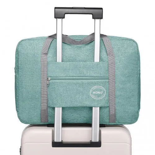 Kono Foldable Waterproof Storage Travel Handbag - Green