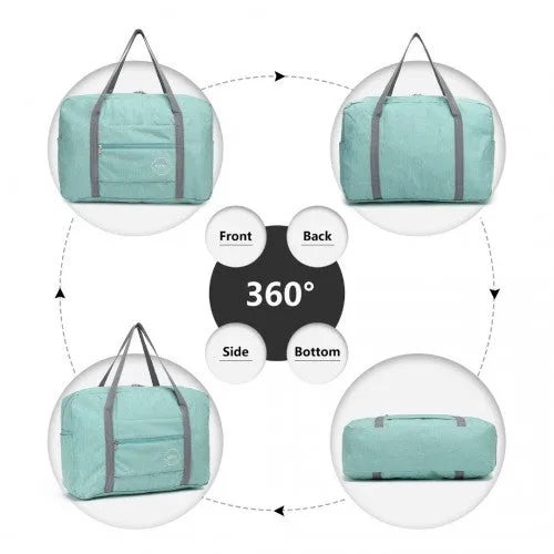 Kono Foldable Waterproof Storage Travel Handbag - Green