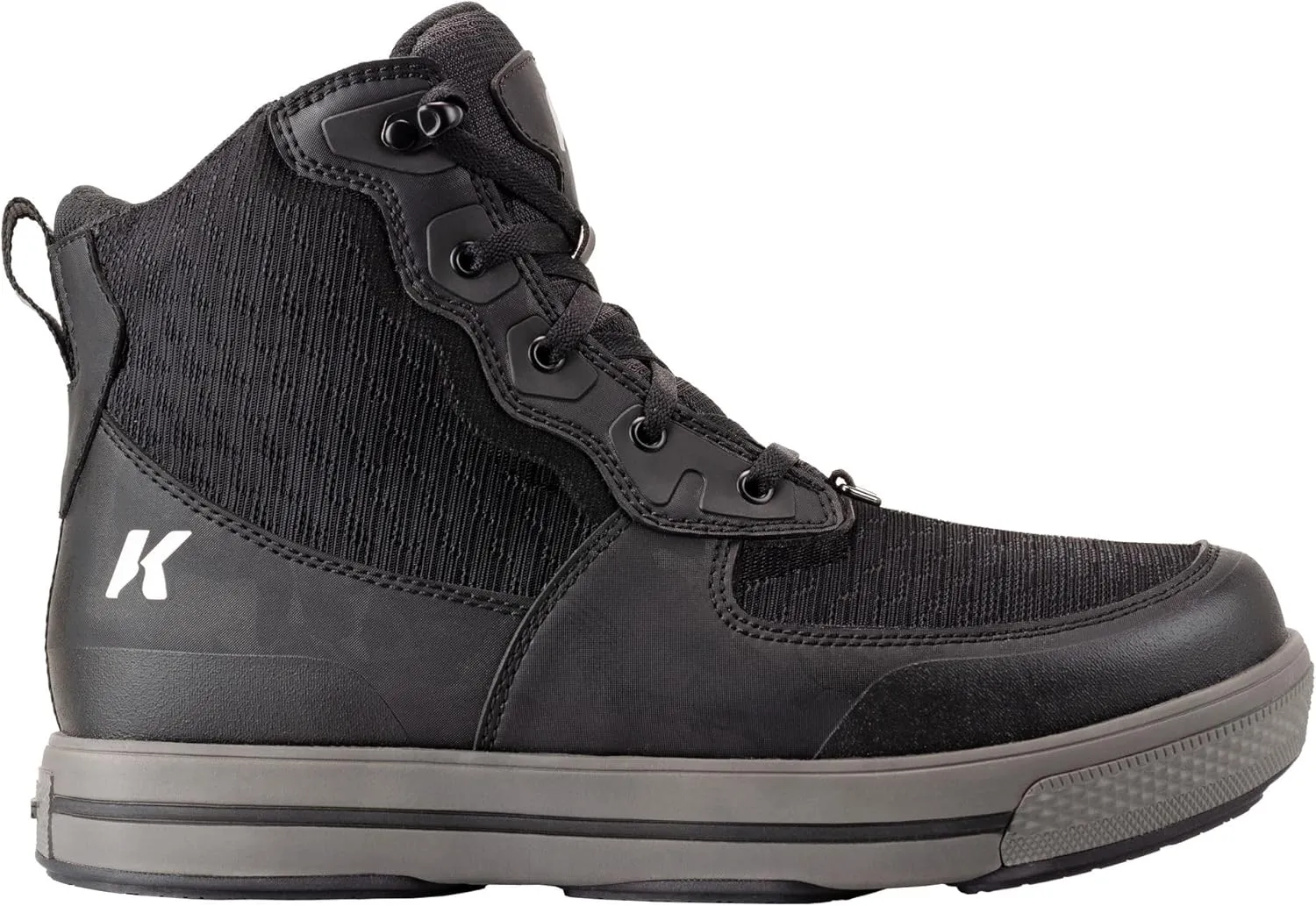 Korkers Men's Stealth Sneaker Wading Boot with Fixed Kling-On Rock Soles
