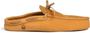La Leche, Mule Boat Shoes, Indoor Scuff Slippers, Shoes for Home, Full Grain Leather & Memory Foam, Handmade