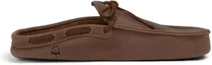 La Leche, Mule Boat Shoes, Indoor Scuff Slippers, Shoes for Home, Full Grain Leather & Memory Foam, Handmade
