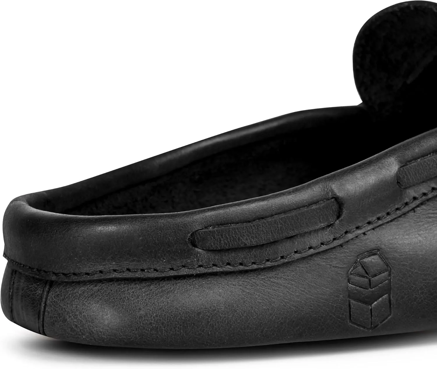La Leche, Mule Boat Shoes, Indoor Scuff Slippers, Shoes for Home, Full Grain Leather & Memory Foam, Handmade