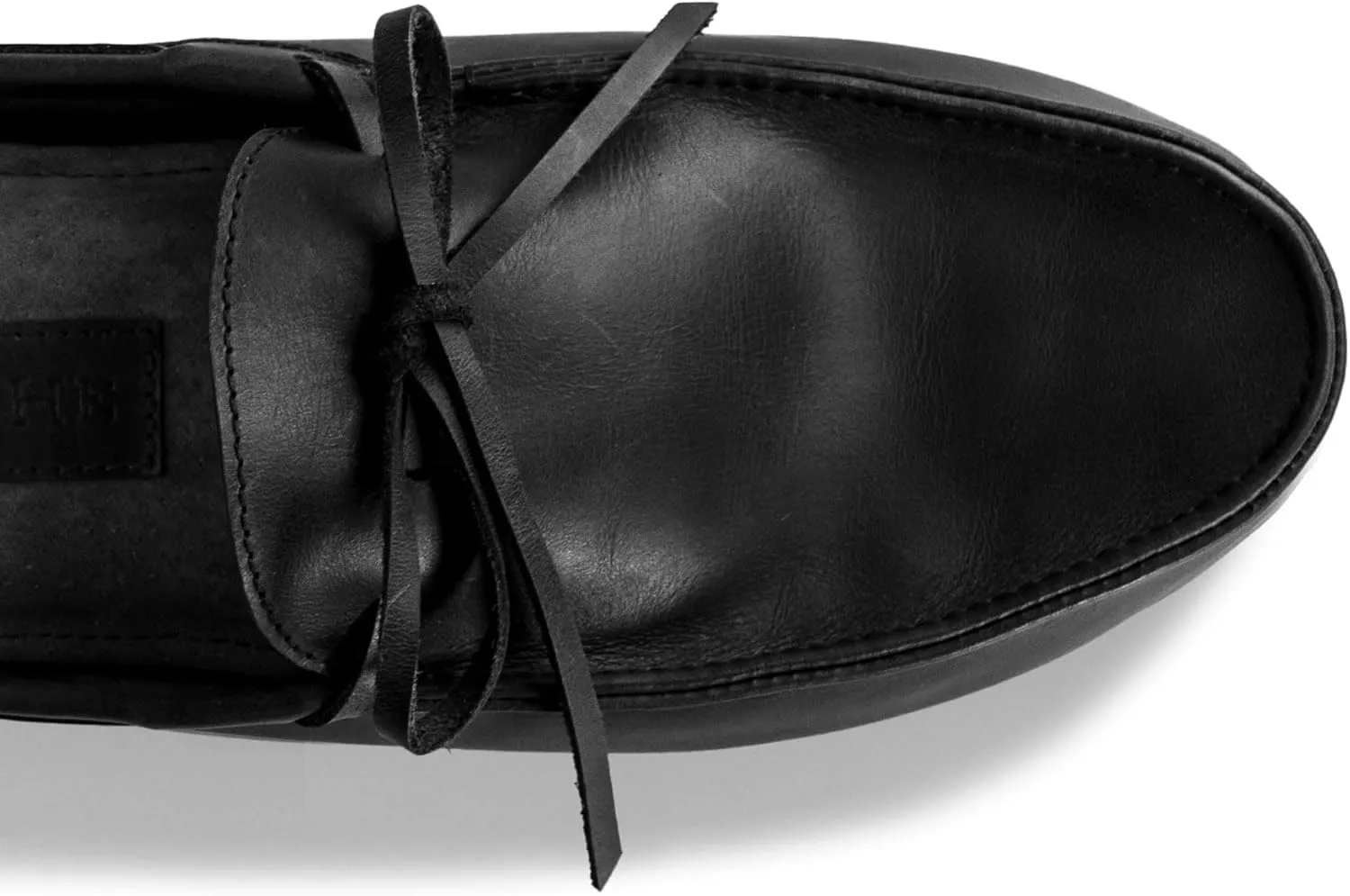 La Leche, Mule Boat Shoes, Indoor Scuff Slippers, Shoes for Home, Full Grain Leather & Memory Foam, Handmade