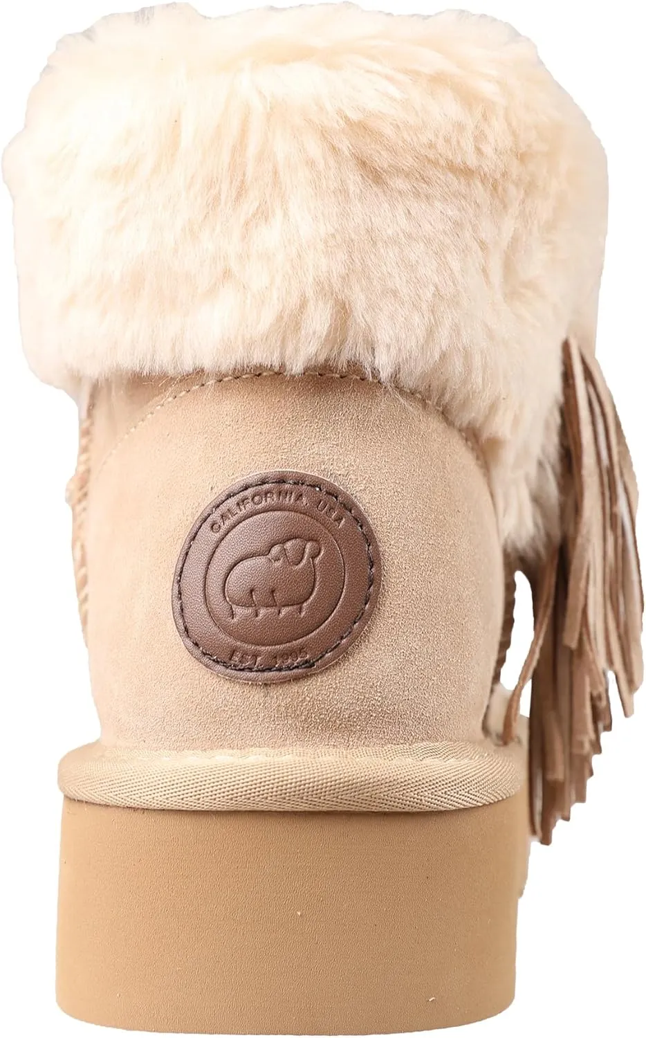 Lamo Women's Amari Platform Boots - Stylish Suede with Faux Fur Lining, Australian Sheepskin Insole, NeverWet Technology, and 1.5" Rubberlon Outsole - Premium Winter Footwear