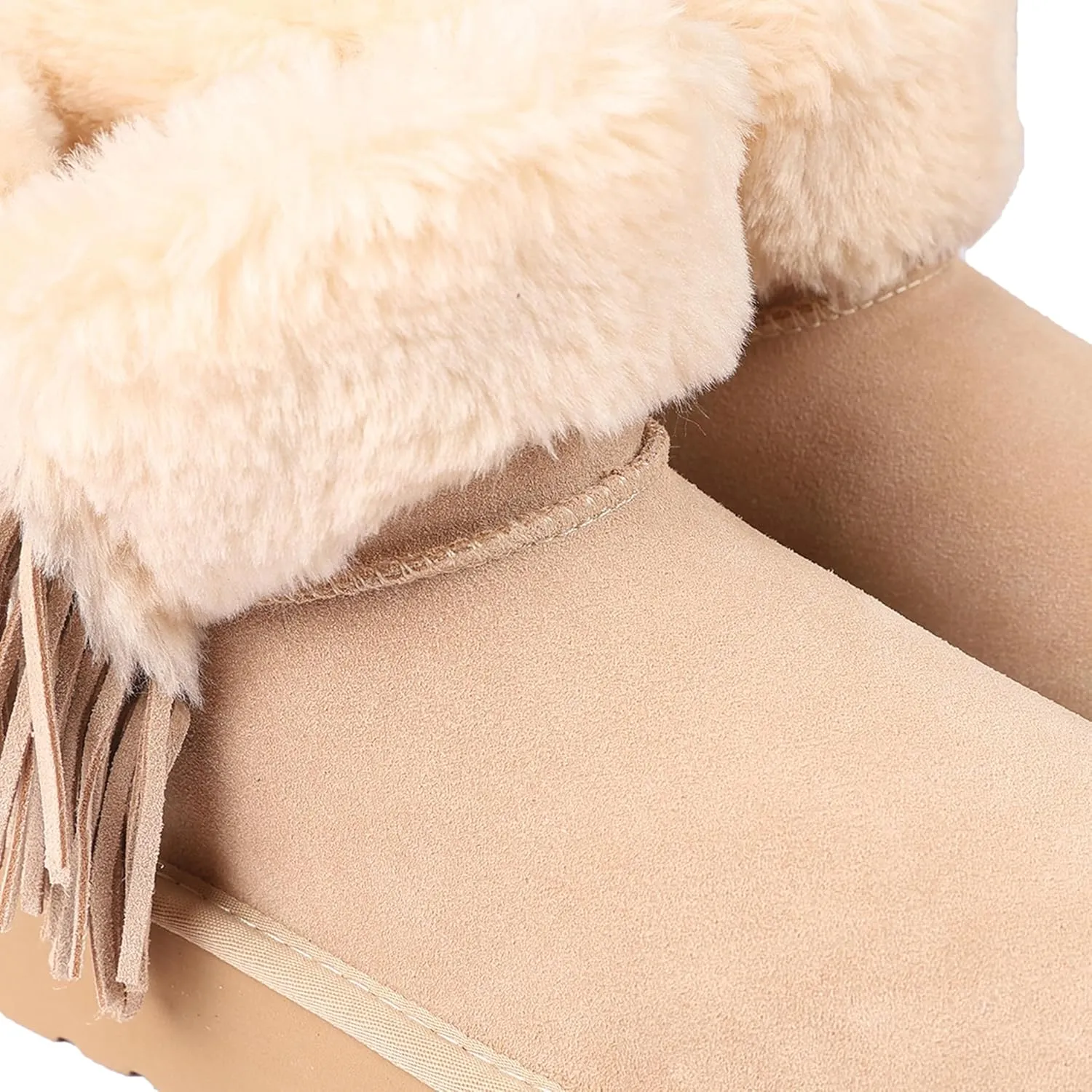 Lamo Women's Amari Platform Boots - Stylish Suede with Faux Fur Lining, Australian Sheepskin Insole, NeverWet Technology, and 1.5" Rubberlon Outsole - Premium Winter Footwear