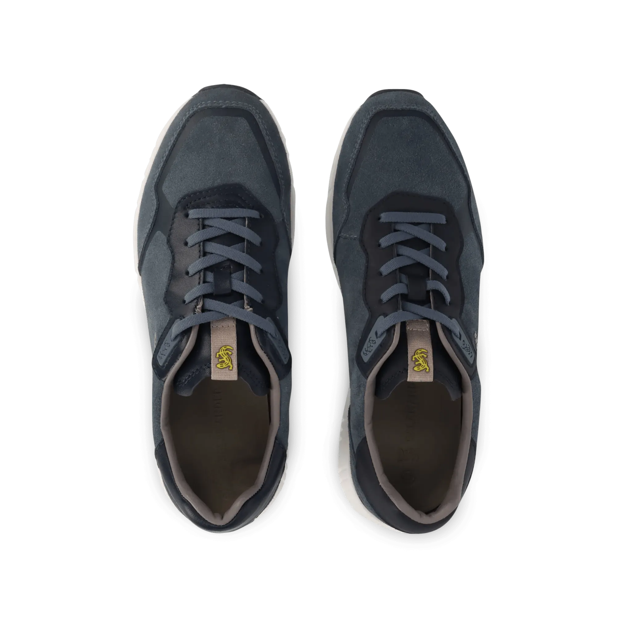 Leder Sneaker blau