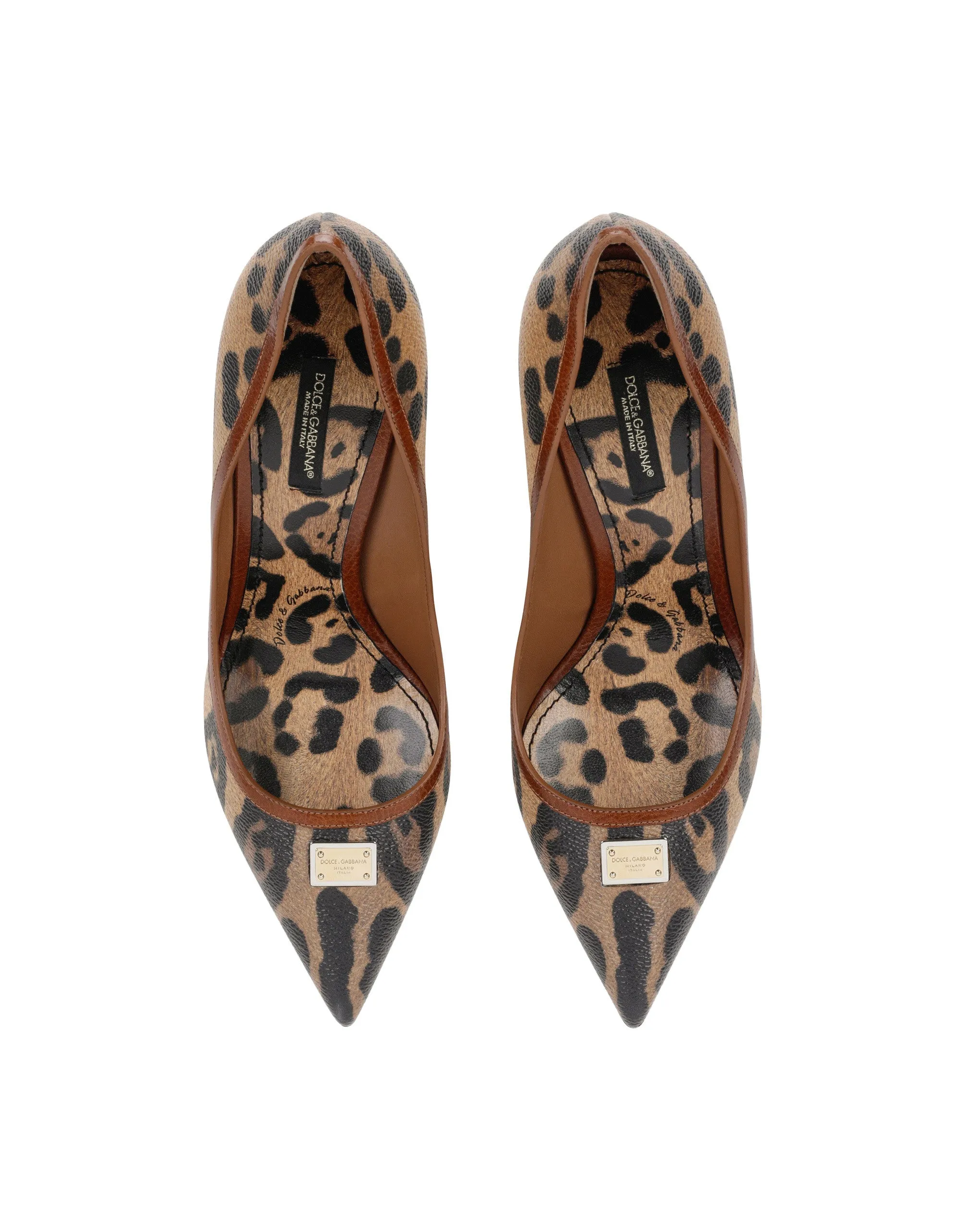 Leopard-print pumps