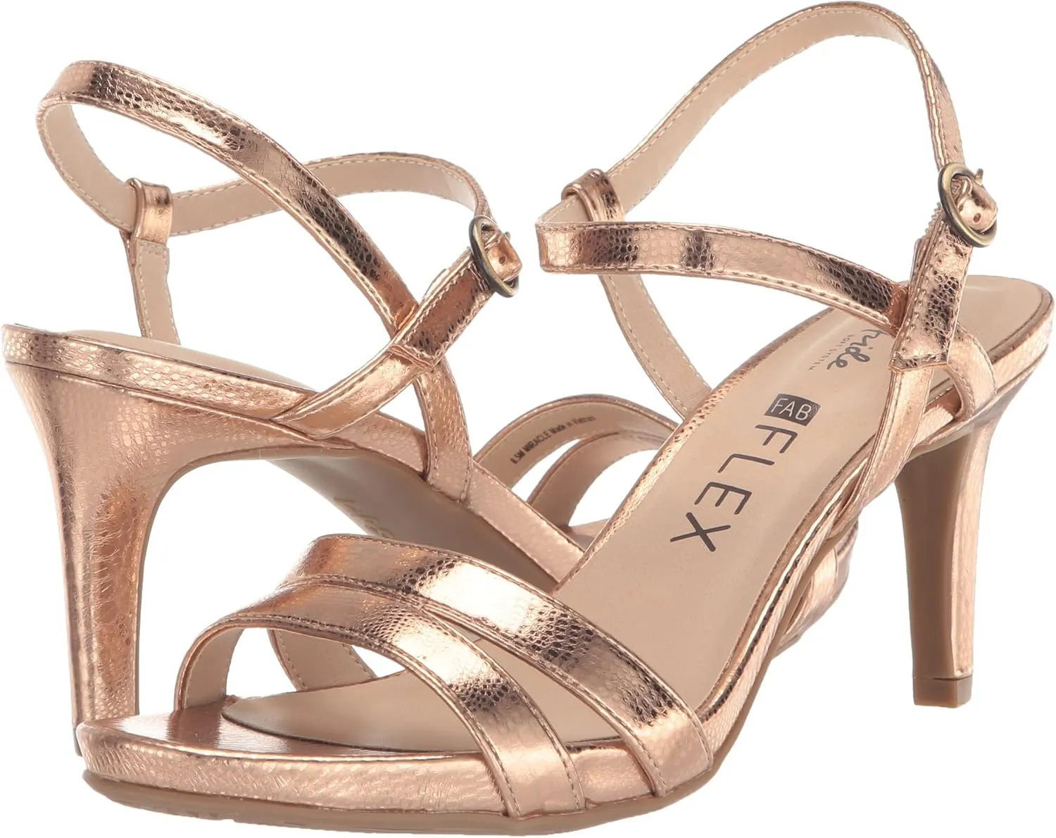 Lifestride Women's Miracle Strappy Heeled Sandal