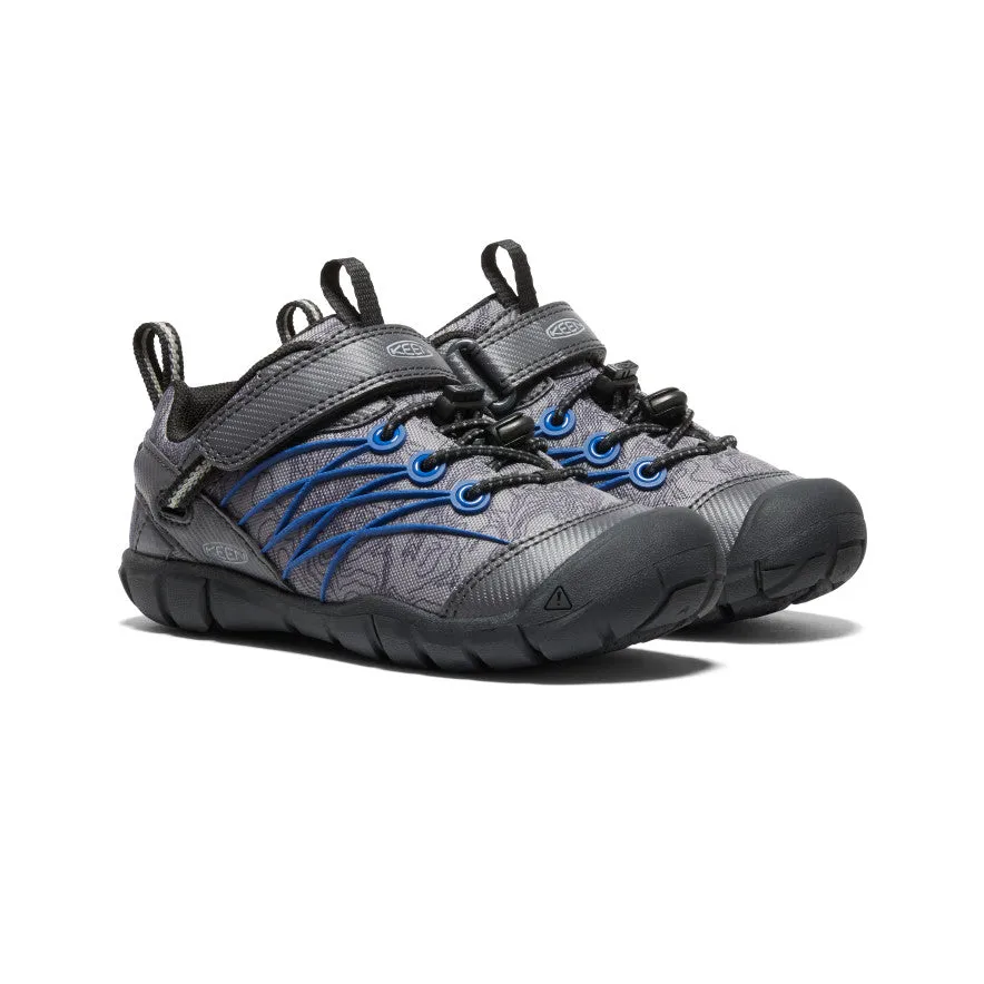 Little Kids' Chandler CNX Sneaker - Black/Bright Cobalt
