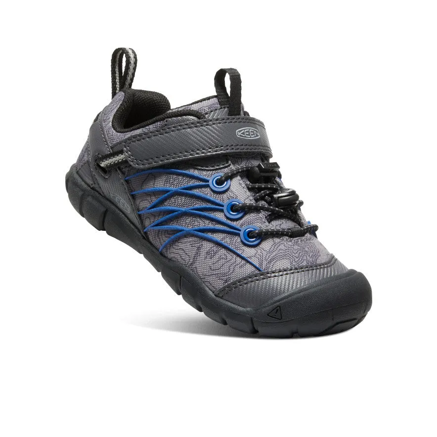 Little Kids' Chandler CNX Sneaker - Black/Bright Cobalt