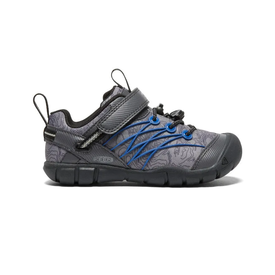 Little Kids' Chandler CNX Sneaker - Black/Bright Cobalt