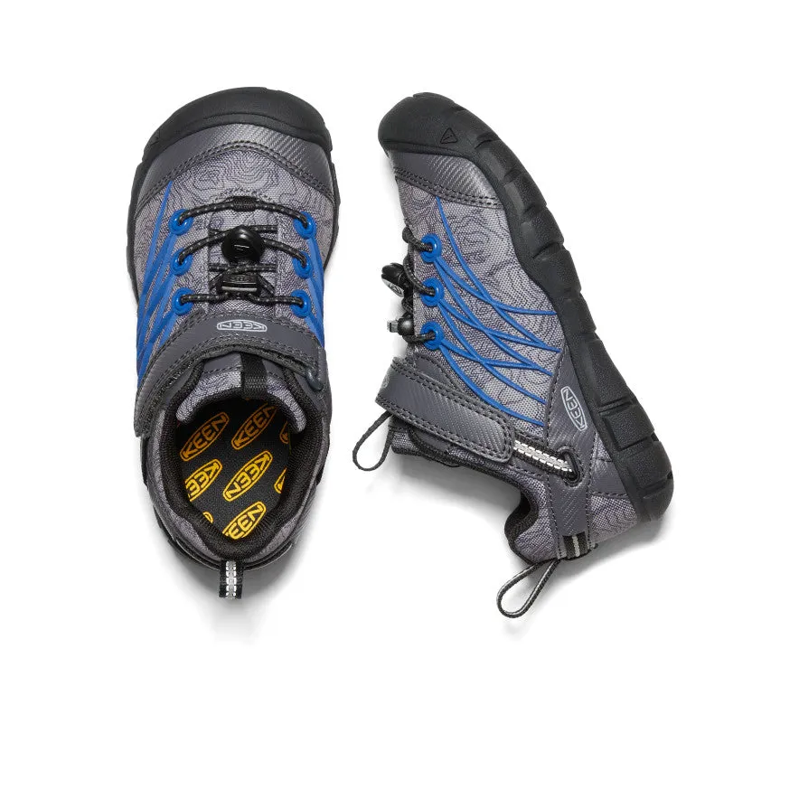 Little Kids' Chandler CNX Sneaker - Black/Bright Cobalt