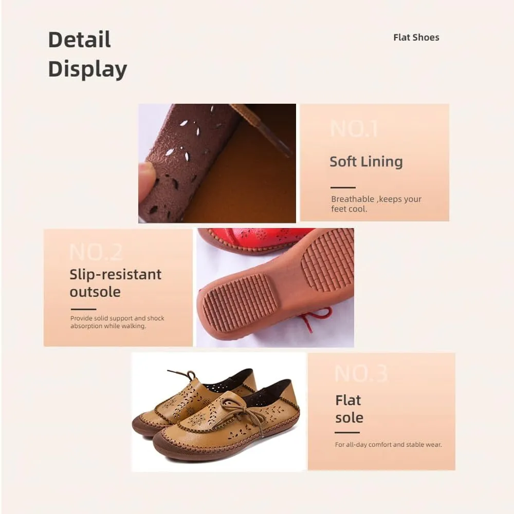 Loafers for Women, Lightweight Slip on, Soft Driving Shoes, Casual Work Flat